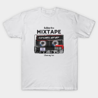 Old School Hip Hop cassette T-Shirt